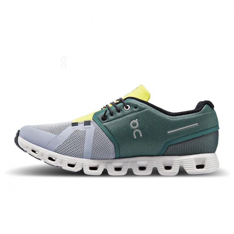 Tenis On Cloud Cloud 5 Hombre Verdes Grises | MX 3441RW