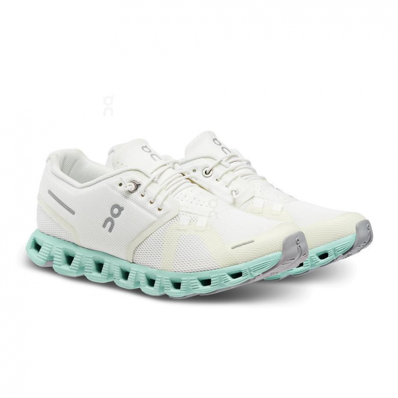 Tenis On Cloud Cloud 5 Mujer Beige Turquesa | MX 2883DN