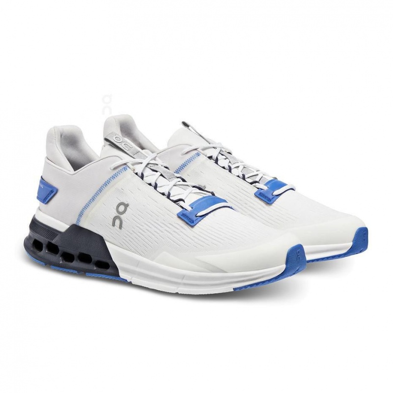 Tenis On Cloud Cloudnova Flux Hombre Blancos Azules | MX 3439YU