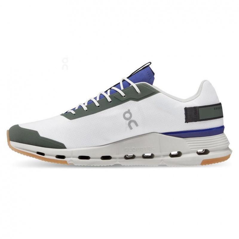 Tenis On Cloud Cloudnova Form Hombre Blancos Verdes | MX 3477DN