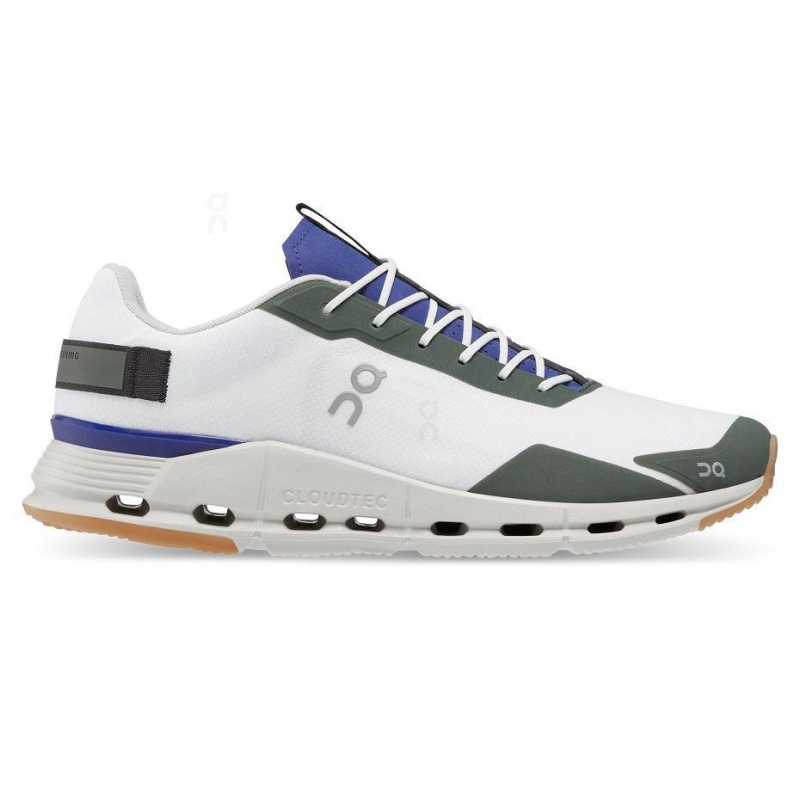 Tenis On Cloud Cloudnova Form Hombre Blancos Verdes | MX 3477DN