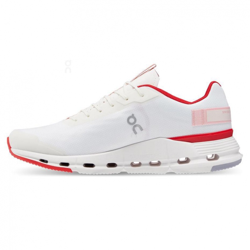 Tenis On Cloud Cloudnova Form Hombre Blancos Rojos | MX 3478SO