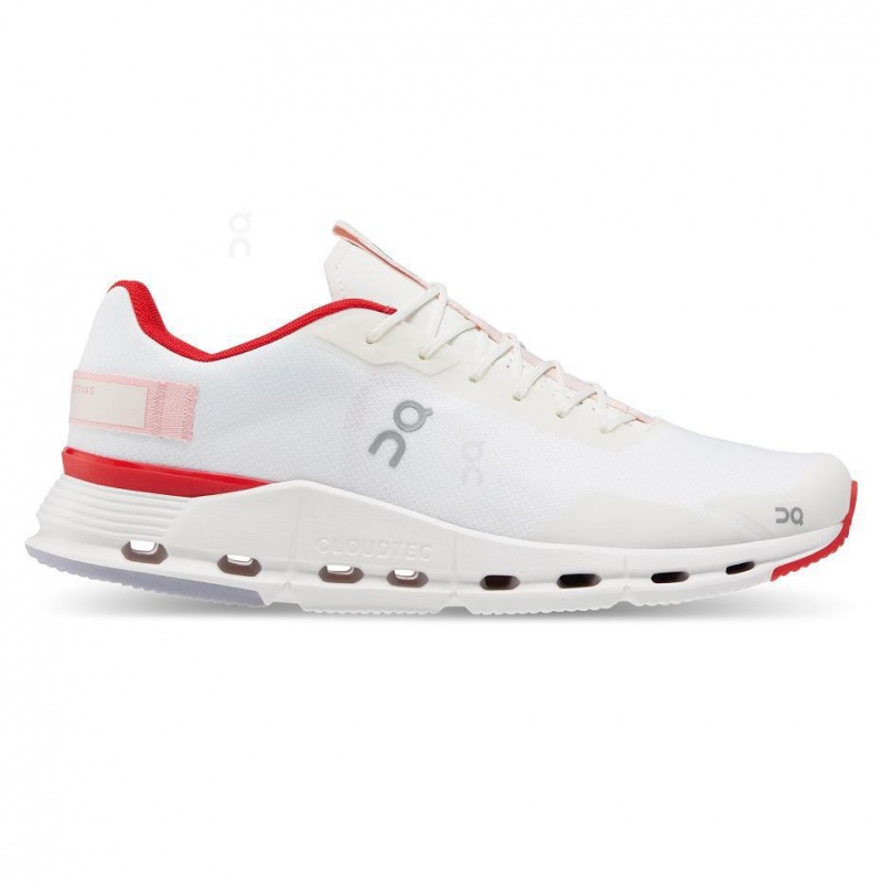 Tenis On Cloud Cloudnova Form Hombre Blancos Rojos | MX 3478SO