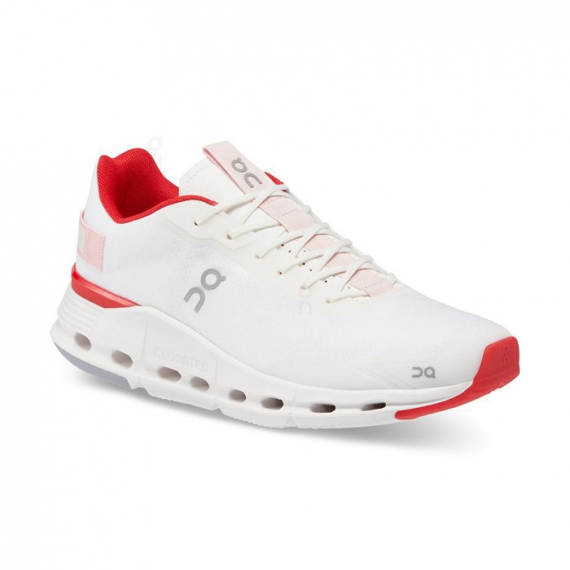 Tenis On Cloud Cloudnova Form Mujer Blancos Rojos | MX 2920EX