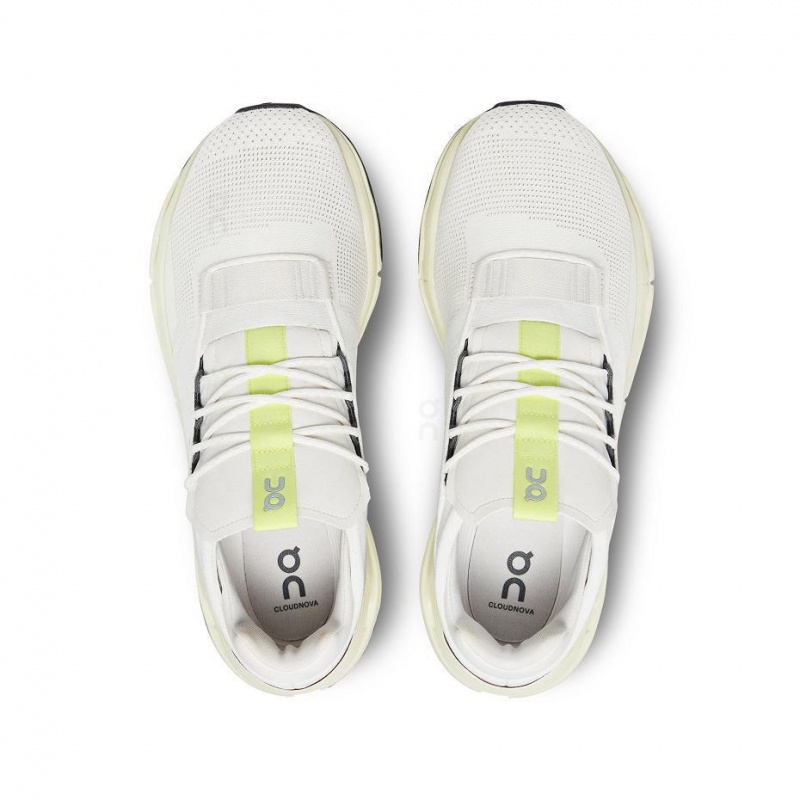 Tenis On Cloud Cloudnova Hombre Blancos Amarillos | MX 3480PQ