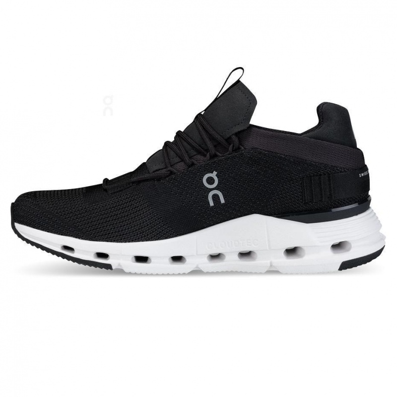 Tenis On Cloud Cloudnova Hombre Negros Blancos | MX 3488OR