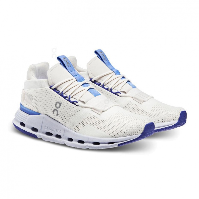 Tenis On Cloud Cloudnova Mujer Blancos Azules | MX 2922QZ