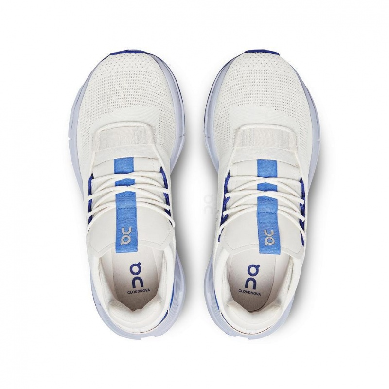 Tenis On Cloud Cloudnova Mujer Blancos Azules | MX 2922QZ