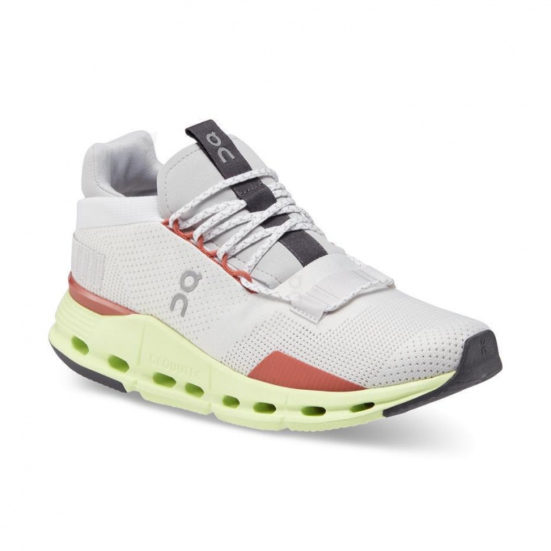 Tenis On Cloud Cloudnova Mujer Blancos Verdes | MX 2931PQ