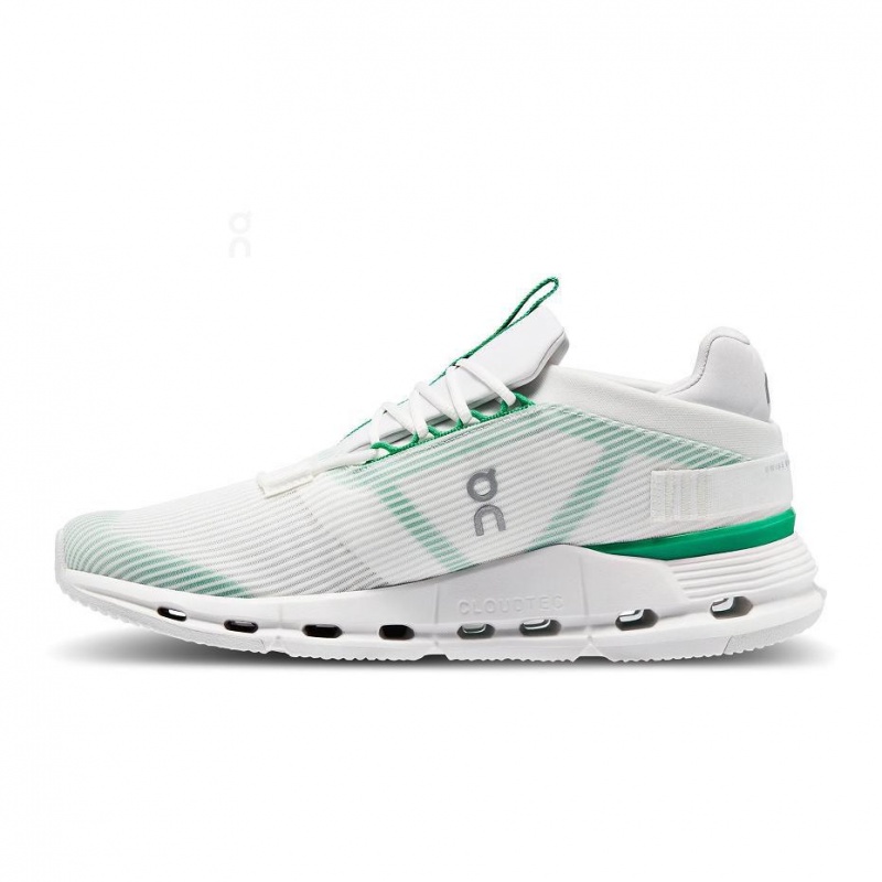 Tenis On Cloud Cloudnova Void Hombre Blancos Verdes | MX 3512SO