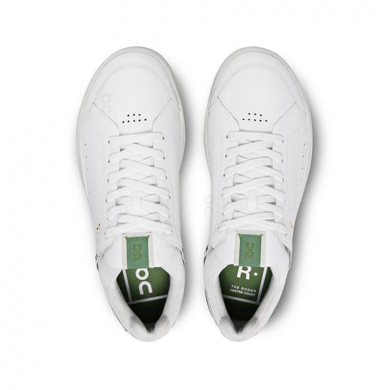 Tenis On Cloud THE ROGER Centre Court Hombre Blancos Verdes | MX 3533HK