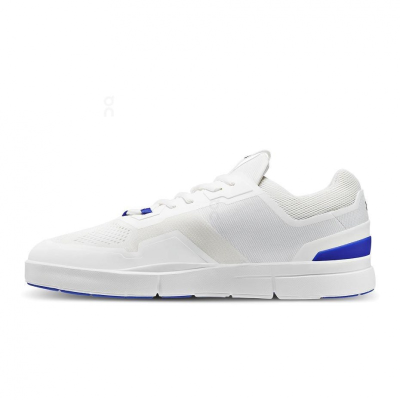 Tenis On Cloud THE ROGER Spin Hombre Blancos Azul Rey | MX 3470WY