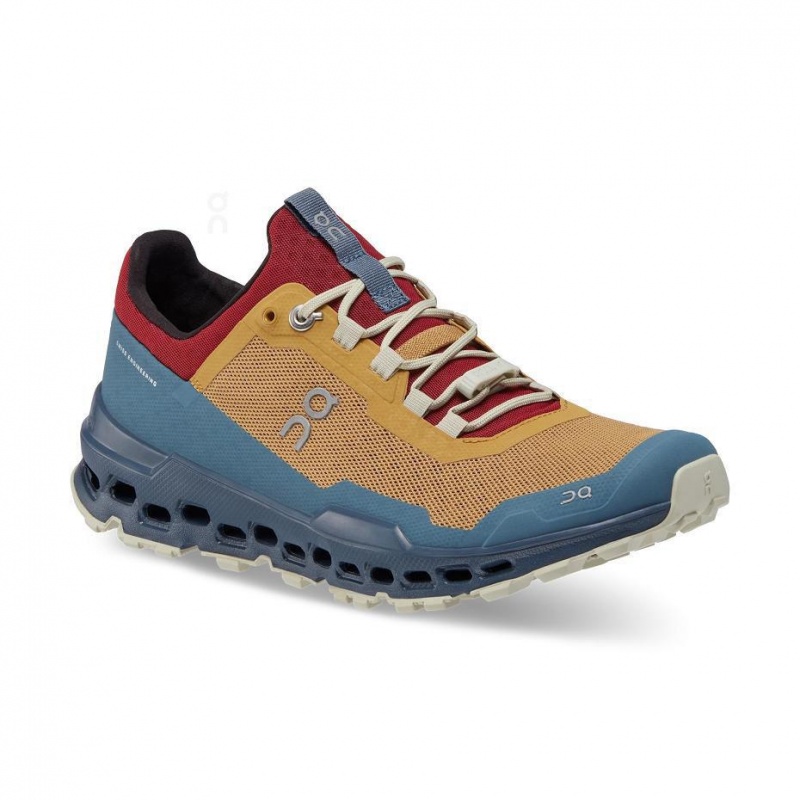 Tenis Trail Running On Cloud Cloudultra Mujer Amarillos Azules | MX 3082QZ