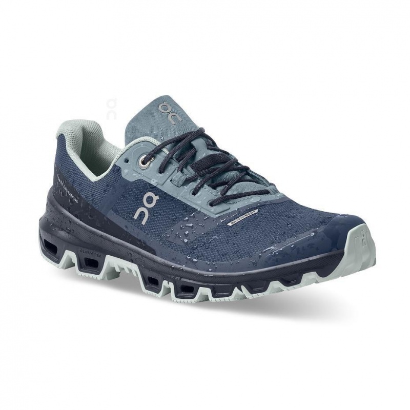 Tenis Trail Running On Cloud Cloudventure Impermeables Mujer Azul Marino | MX 3072AP