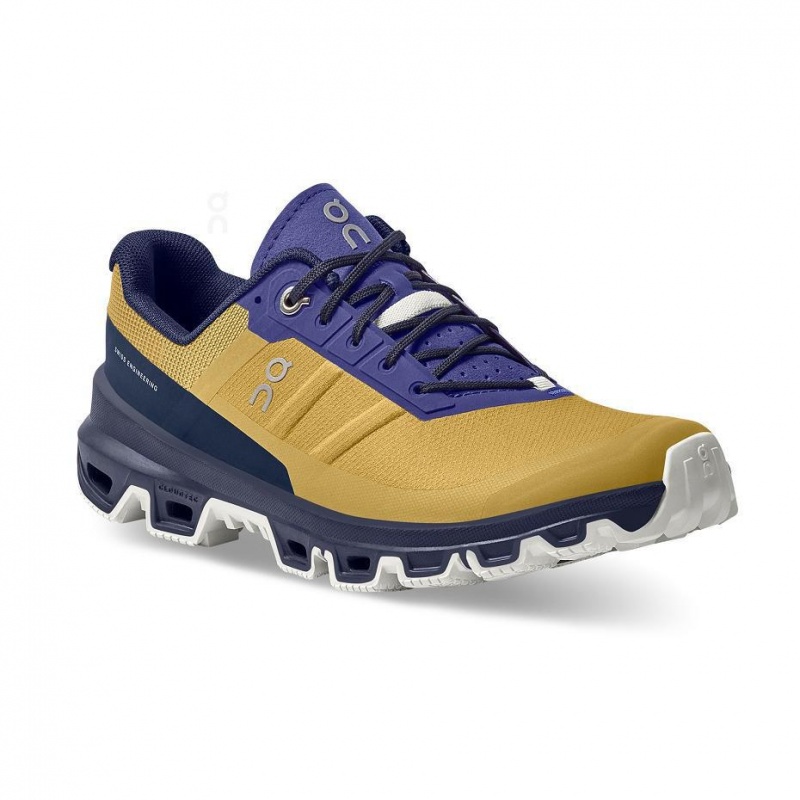 Tenis Trail Running On Cloud Cloudventure Mujer Amarillos Morados | MX 3074OR