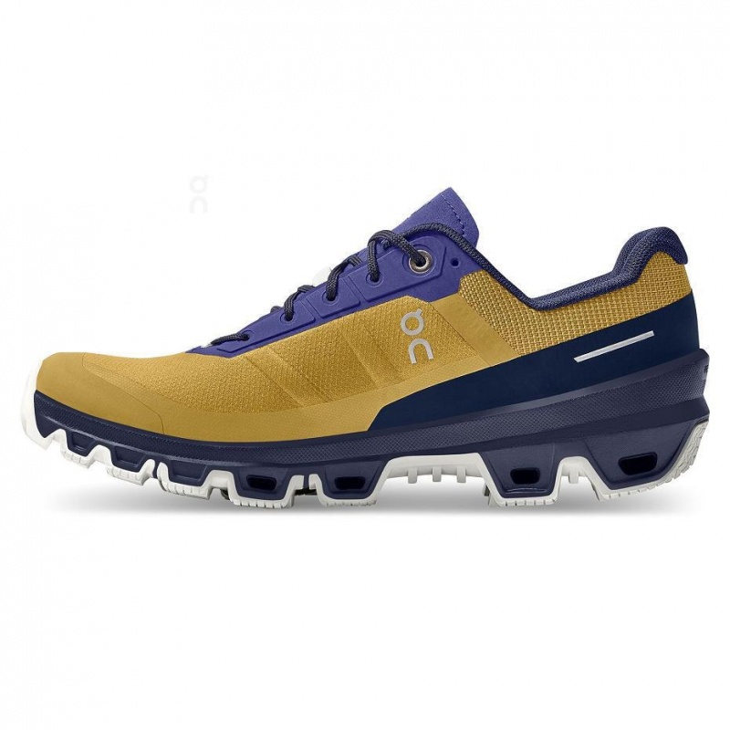 Tenis Trail Running On Cloud Cloudventure Mujer Amarillos Morados | MX 3074OR