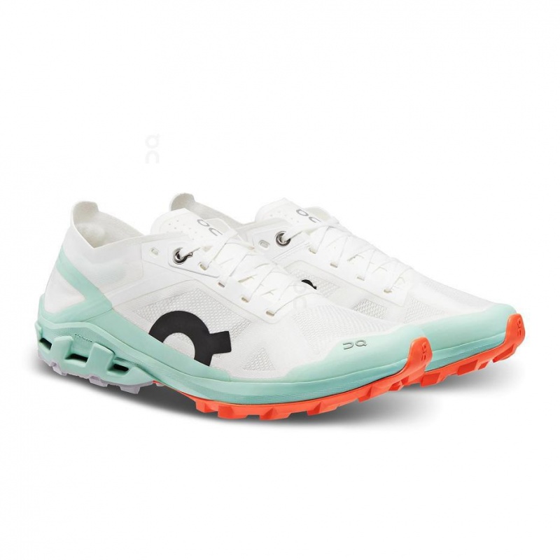 Tenis Trail Running On Cloud Cloudventure Peak 3 Mujer Blancos Turquesa | MX 3088XF