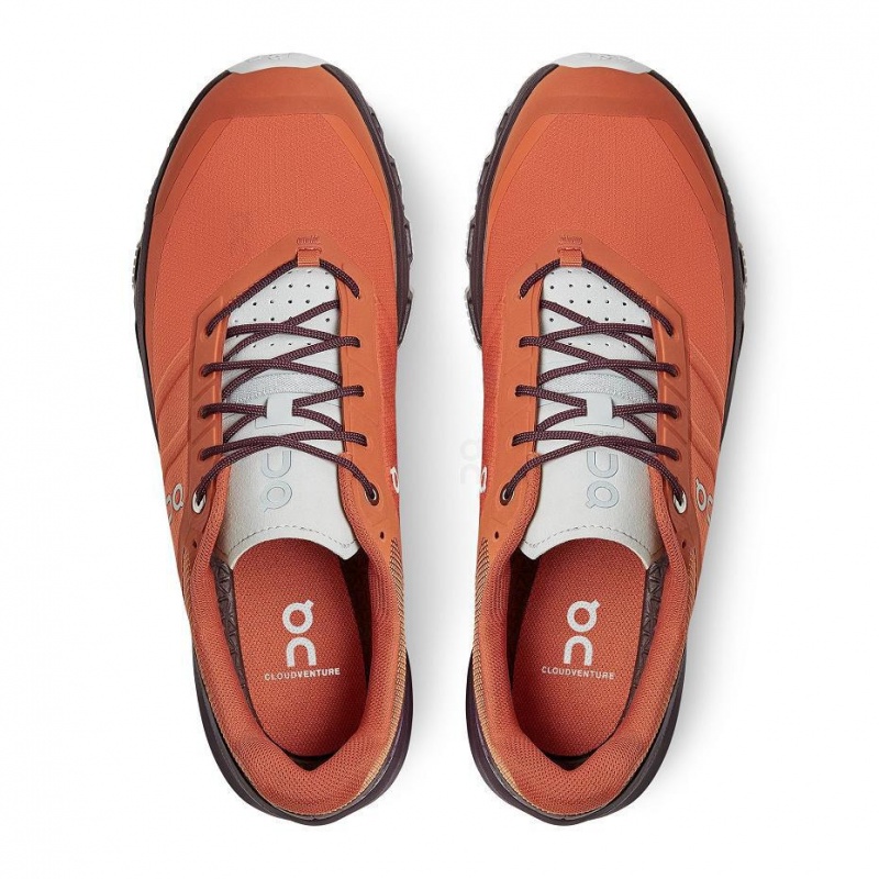 Tenis Trail Running On Cloud Cloudventure Hombre Naranjas | MX 3597RW