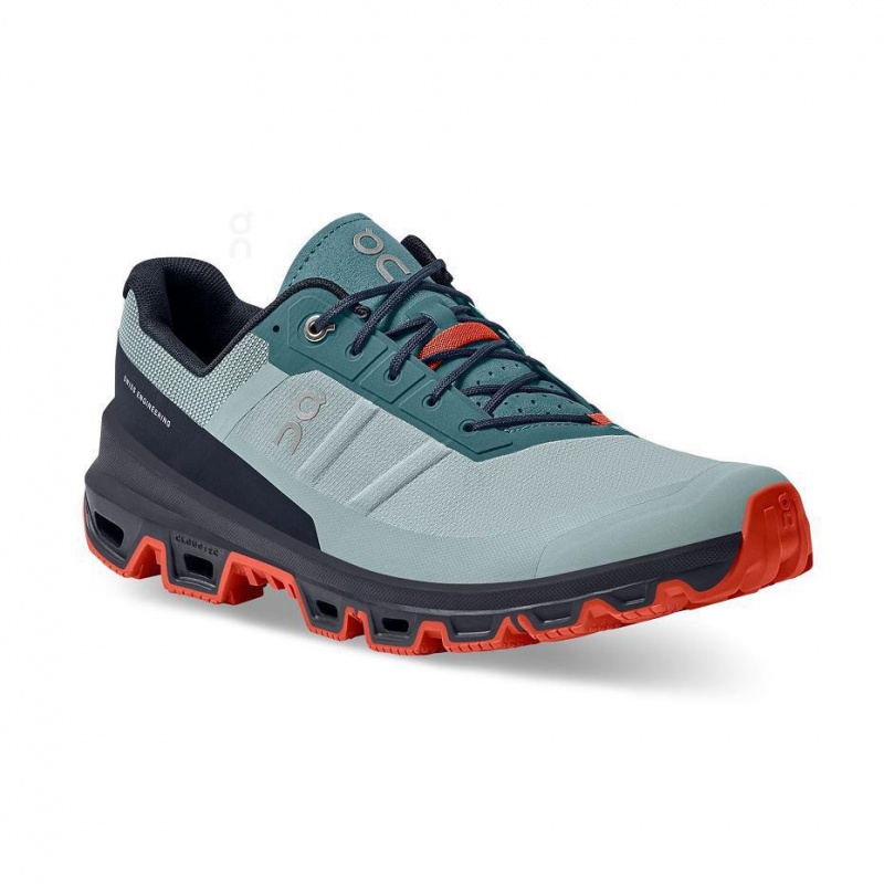 Tenis Trail Running On Cloud Cloudventure Hombre Turquesa | MX 3601MA