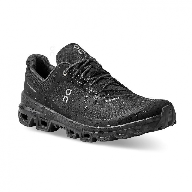 Tenis Trail Running On Cloud Cloudventure Impermeables Hombre Negros | MX 3607ZG