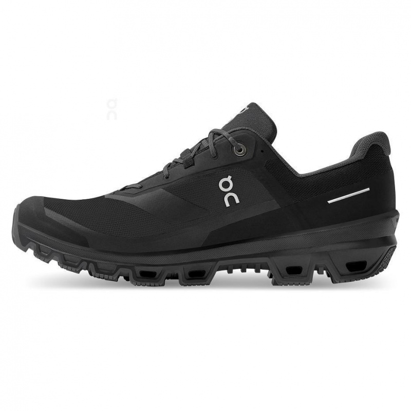 Tenis Trail Running On Cloud Cloudventure Impermeables Hombre Negros | MX 3607ZG