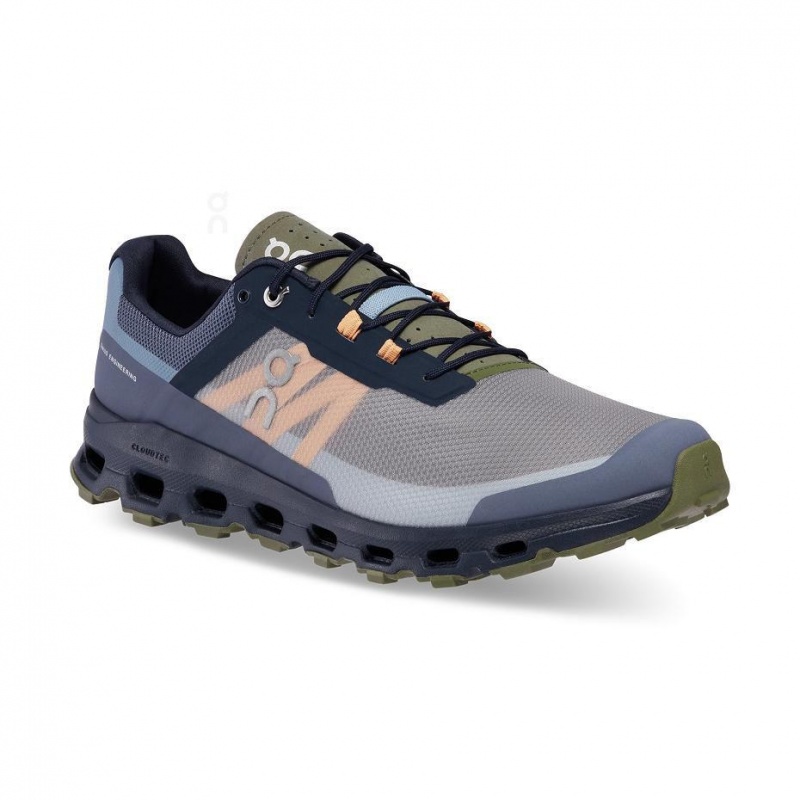 Tenis Trail Running On Cloud Cloudvista Hombre Grises Verde Oliva | MX 3591PQ