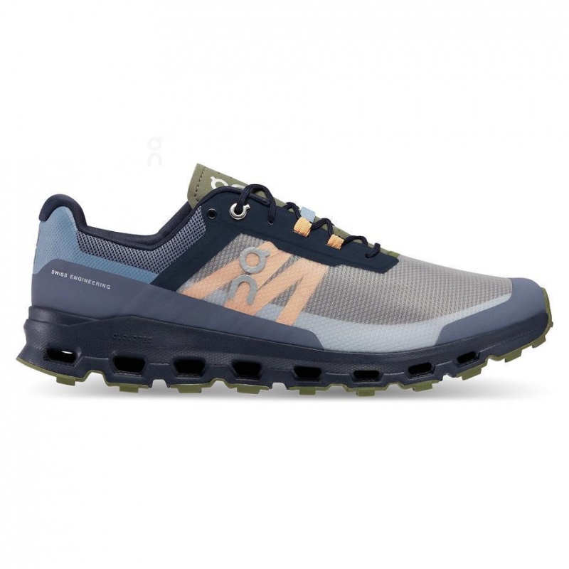 Tenis Trail Running On Cloud Cloudvista Hombre Grises Verde Oliva | MX 3591PQ