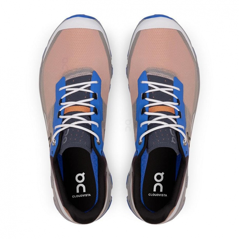 Tenis Trail Running On Cloud Cloudvista Hombre Rosas Azules | MX 3594UT