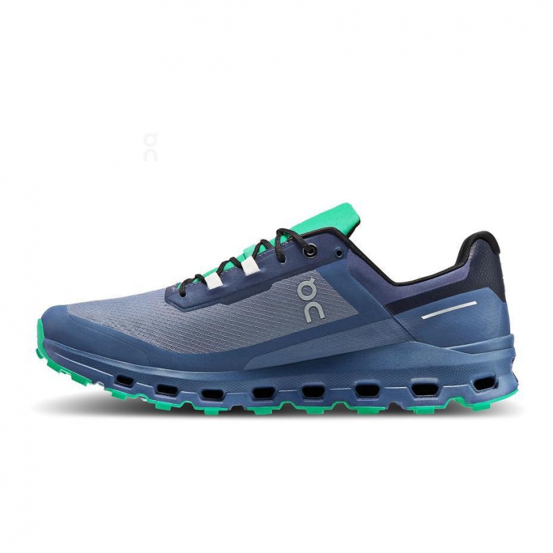 Tenis Trail Running On Cloud Cloudvista Impermeables Hombre Azules | MX 3602NB