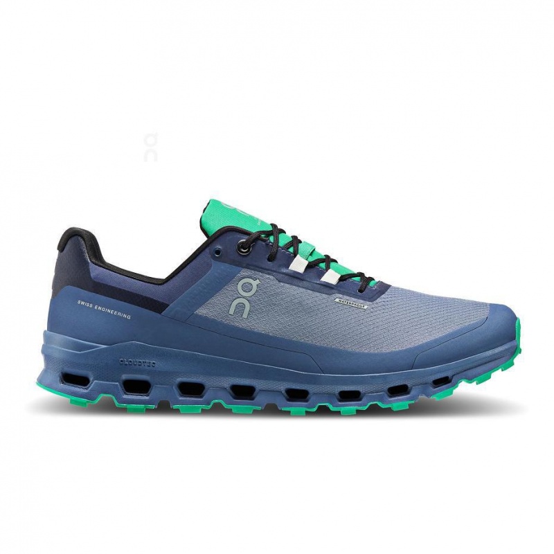 Tenis Trail Running On Cloud Cloudvista Impermeables Hombre Azules | MX 3602NB